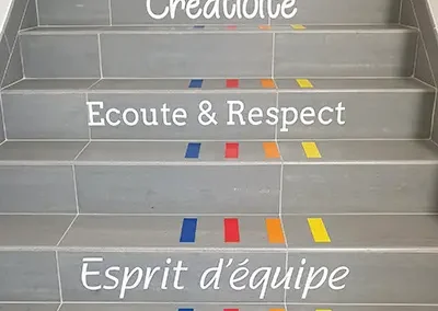 Signalétique adhésif Publivue