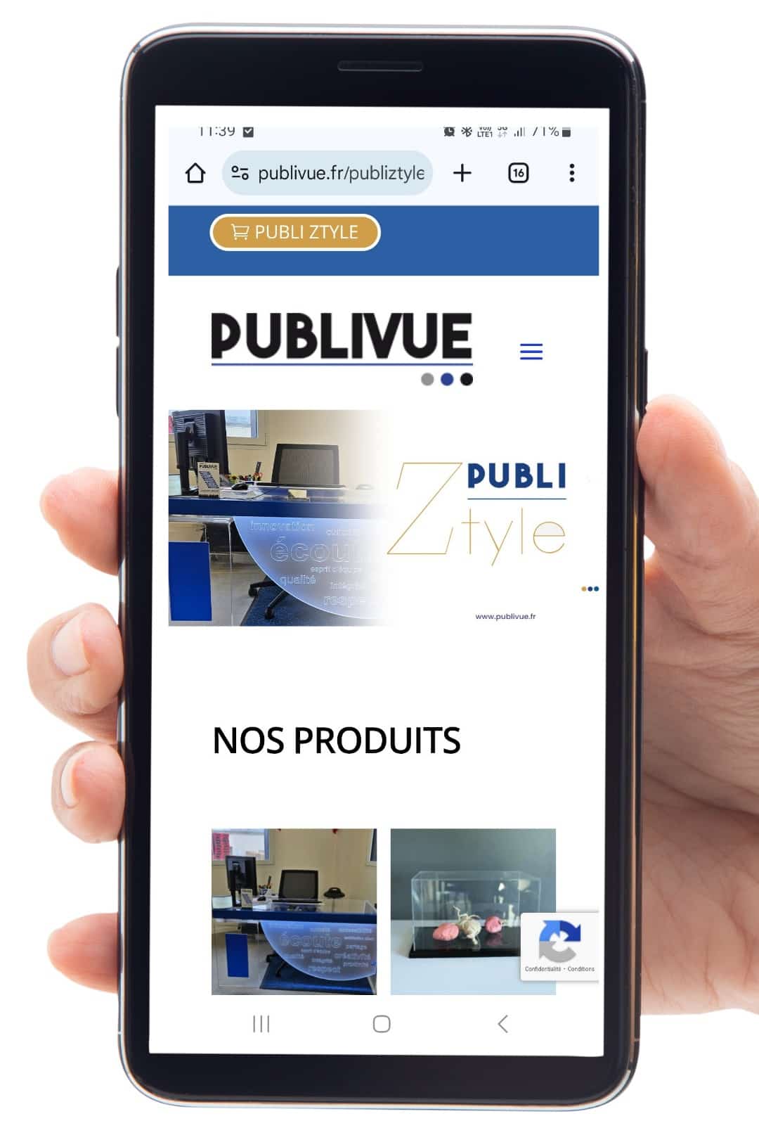 Peroquer en néon par Publivue