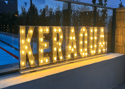 Lettres Boîtier Lumineuses | Fabrication Sur Mesure et Pose